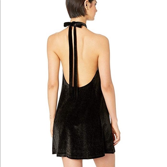 Bishop + Young Velvet  Halter Dress… - Picture 3 of 3